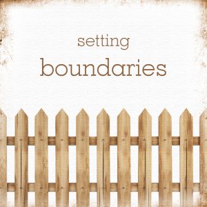 Are Boundaries Necessary?﻿